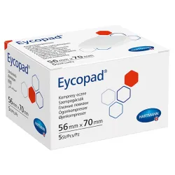 Eycopad oog pads, niet-steriel Hartmann 56 x 70 mm - 5 stuks